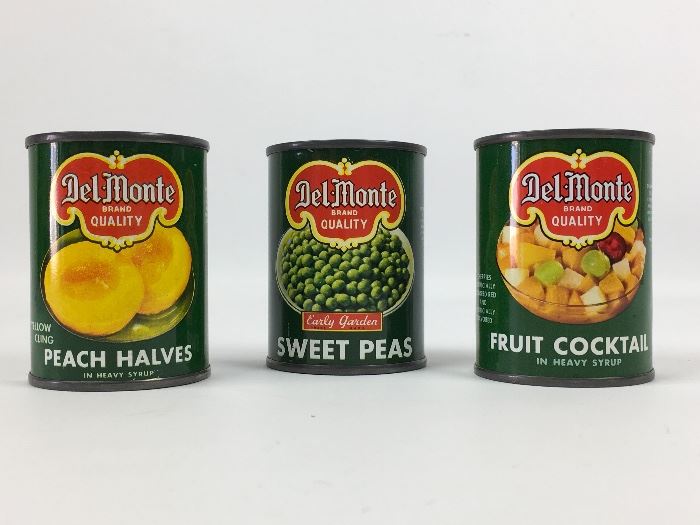 
Vintage Mini Del Monte Canned Fruit / Veggies (3)