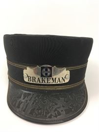Vintage Santa Fe Railroad Brakeman Hat