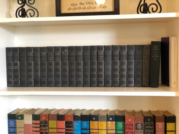 Mark Twain antique book collections 