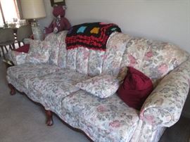 Matching sofa and loveseat.  Very clean.