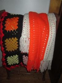Knit throws