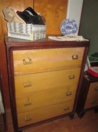 Bedroom furnishings waiting to be repurposed