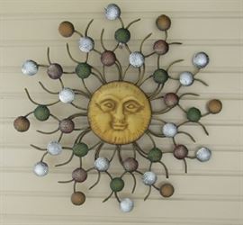 Large outdoor Art on side of Boathouse