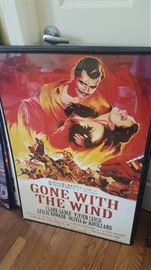 $5  Gone with the Wind framed poster