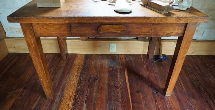 Oak writing desk