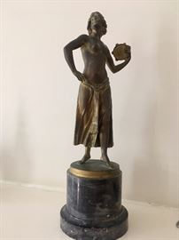 antique bronze sculpture signed by Hans Arnoldt 