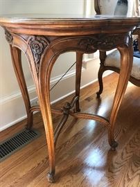 antique accent table