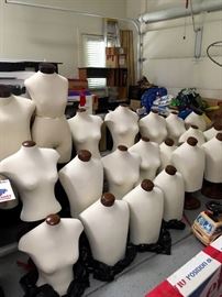 Store display dress forms