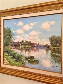 Vialet, oil on canvas. France