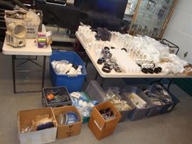 OVER 600+ PIECES OF PVC ELBOWS AND FITTINGS 