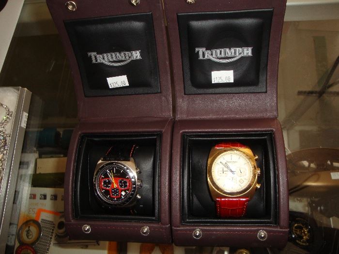 TRIUMPH WATCHES NEW WITH TAGS NEVER WORN 