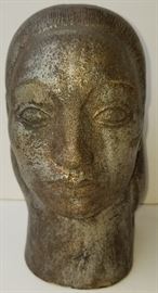 Clara Fasano NA Art Deco Terra Cotta Sculpture


FASANO, N.A., Clara (American, 1900-1990): Head of a Woman, painted terra cotta, 7 1/2 inches high x 4 inches wide x 5 inches deep, signed in inscised script "Clara Fasano" on rear base of neck between braids of hair.

Accompanied by a copy of her February 1957 feature in American Artist magazine - multi-page spread with many b/w illustrations.

AskArt, Falk, Fielding/Opitz, Rubenstein, Smithsonian, Archives of American Art, Syracuse Artist's Letters, American Artist et al listed artist.

Provenance:

Local Florida home of a Woodstock exhibiting artist residing in Palenville, NY from the collection of his late father, a New Jersey residing WWII era pulp fiction illustrator (name of the father withheld by request as well as the name of the son, the Woodstock artist, a past exhibitor at Ann Leonard Gallery, withheld by request). According to the family, Fasano and the father, both Italian-Americans, were friends and they believe the bust w