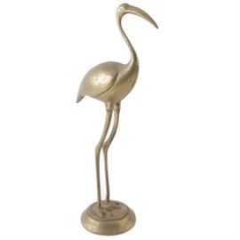 Indian Brass Crane