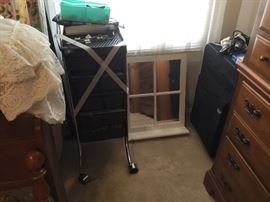 Vintage beautician’s cart - full of items too!