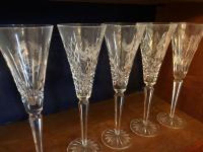 Waterford Christmas Champagne flutes