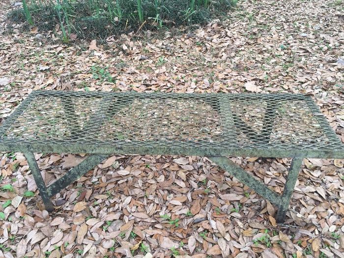 Handmade Expandable Iron Table/Bench