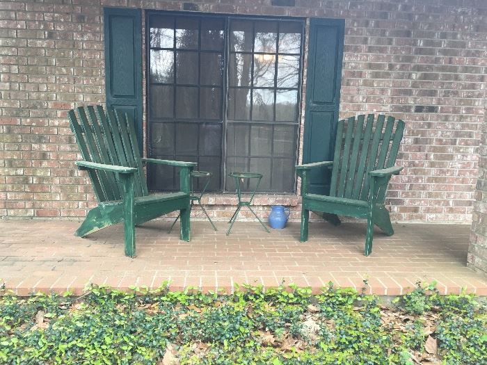 2 Vintage Wooden Chairs