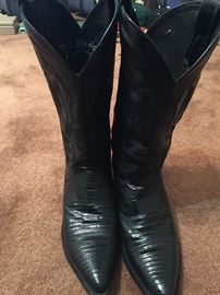 Lizard Skin Boots (Size 11) 
   Look Brand New