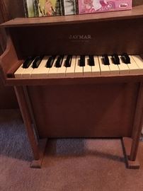 Vintage Jaymar Child's Toy Piano