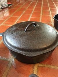 Vintage # 8 Cast Iron Dutch Oven with Lid 