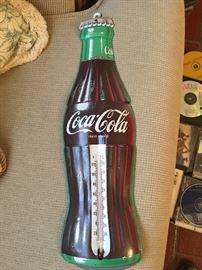 Coca-Cola Thermometer & other Coca-Cola Memorabilia