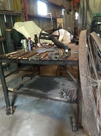 Handmade Iron Plate  Work Table with Accessories - Super Cool!!!