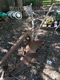 Primitive Horse/Mule Driven Plow Set