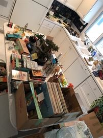 Vintage records, including 45’s! Cd’s, DVD’s, and more!