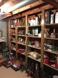 Christmas Decorations! Some vintage and some new! Much more not shown!