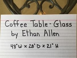 Coffee/Cocktail Table by Ethan Allen