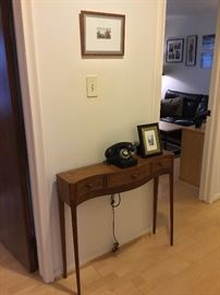 Sofa table (black phone not for sale)