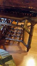 rare antique M. Younglove Ransom&nbsp;Fretwork table