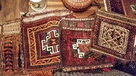 vintage rug storage bags