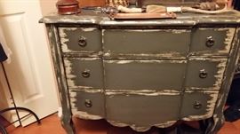 new dresser finished with distressed paint, originally 420.00 from Houzz.com