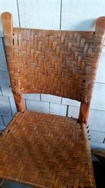 antique mules ear chairs, need recaning