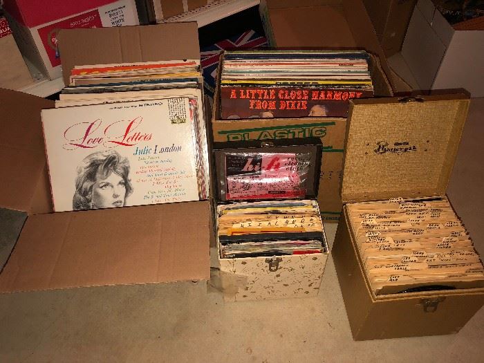 100s of vintage vinyl records. 