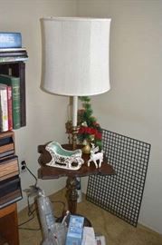 Corner Lamp Table