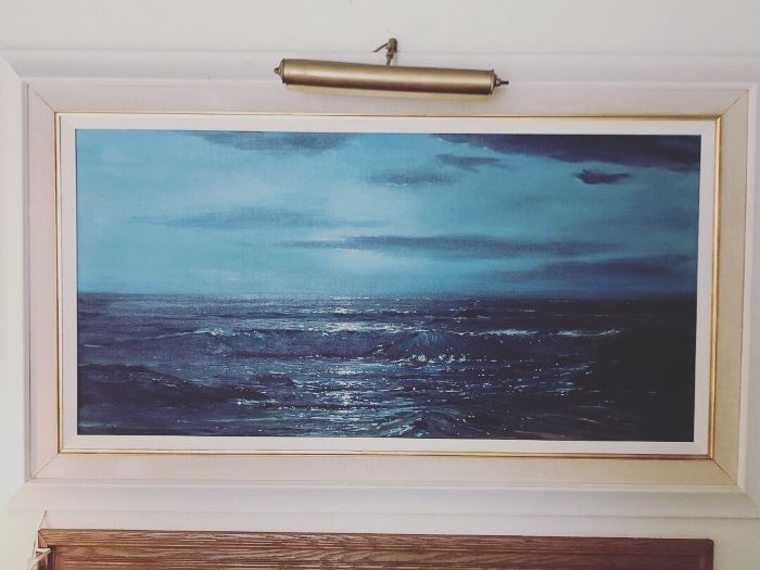 Large Violet Parkhurst original paining with paperwork!