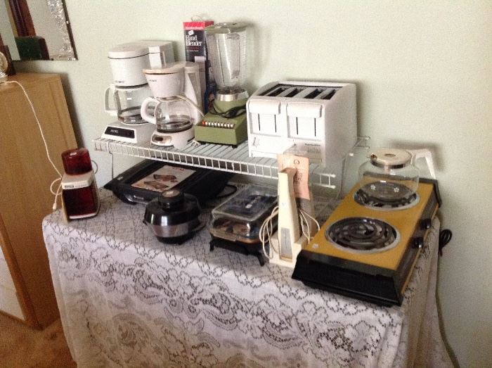 A few of the Many Small Kitchen Appliances