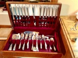 Silver Plate Flatware Set