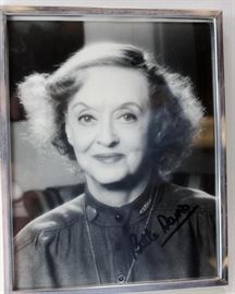 Bette Davis Signed photo