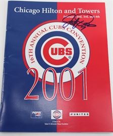 Cubs Convention Program signed