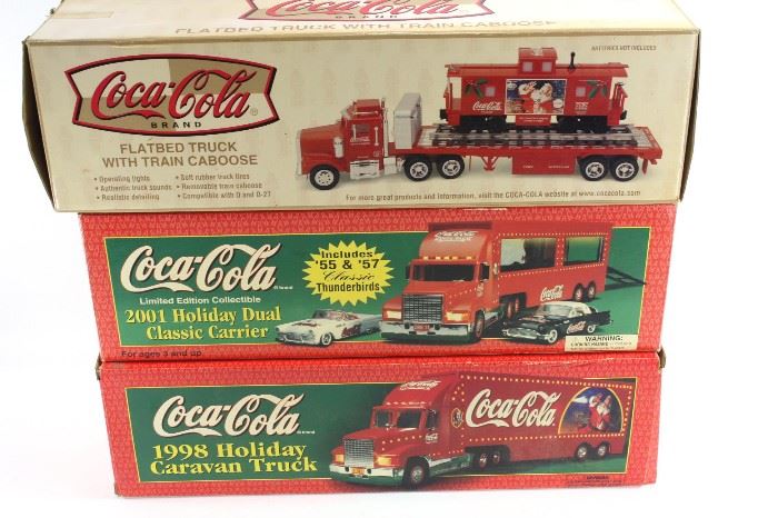 Die Cast Die case Coca Cola trucks