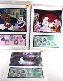 Disney Movie Stamps Beauty and Alice