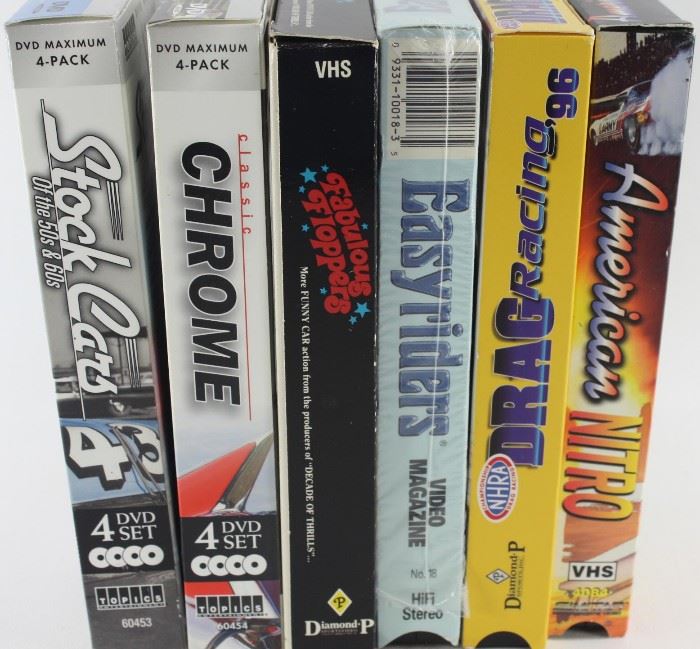 DVD and VHS Racing lot