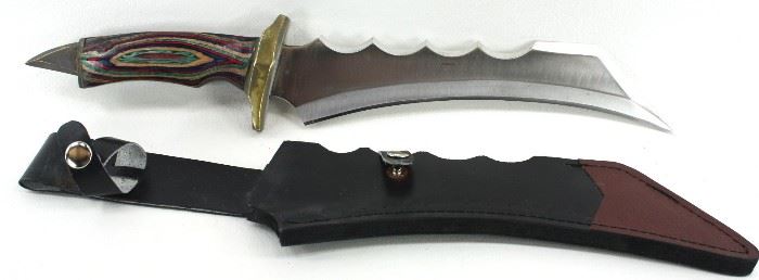 Knife curved blade