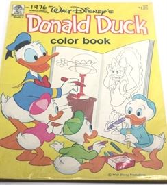 Paper Donald Duck 1976 Color Book