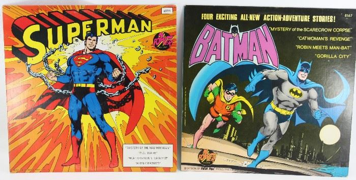 Records Superman and Batman