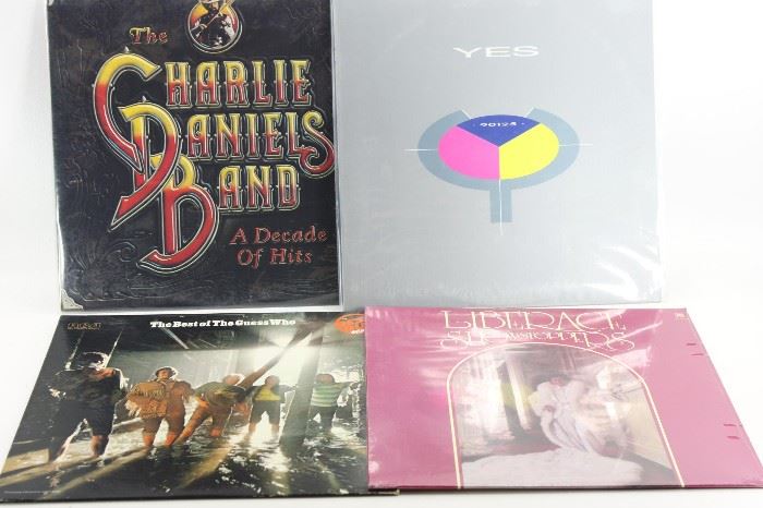 Records C D Band Yes Guess Who Liberace