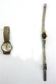 Watches Elgin Diamond Quartz and Timex Vintage